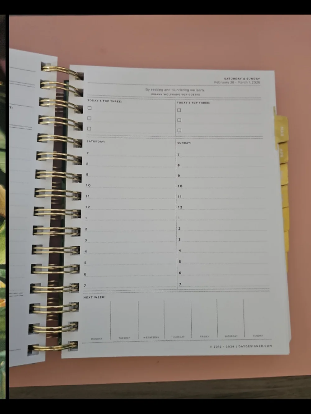 NIB Day Designer Planner